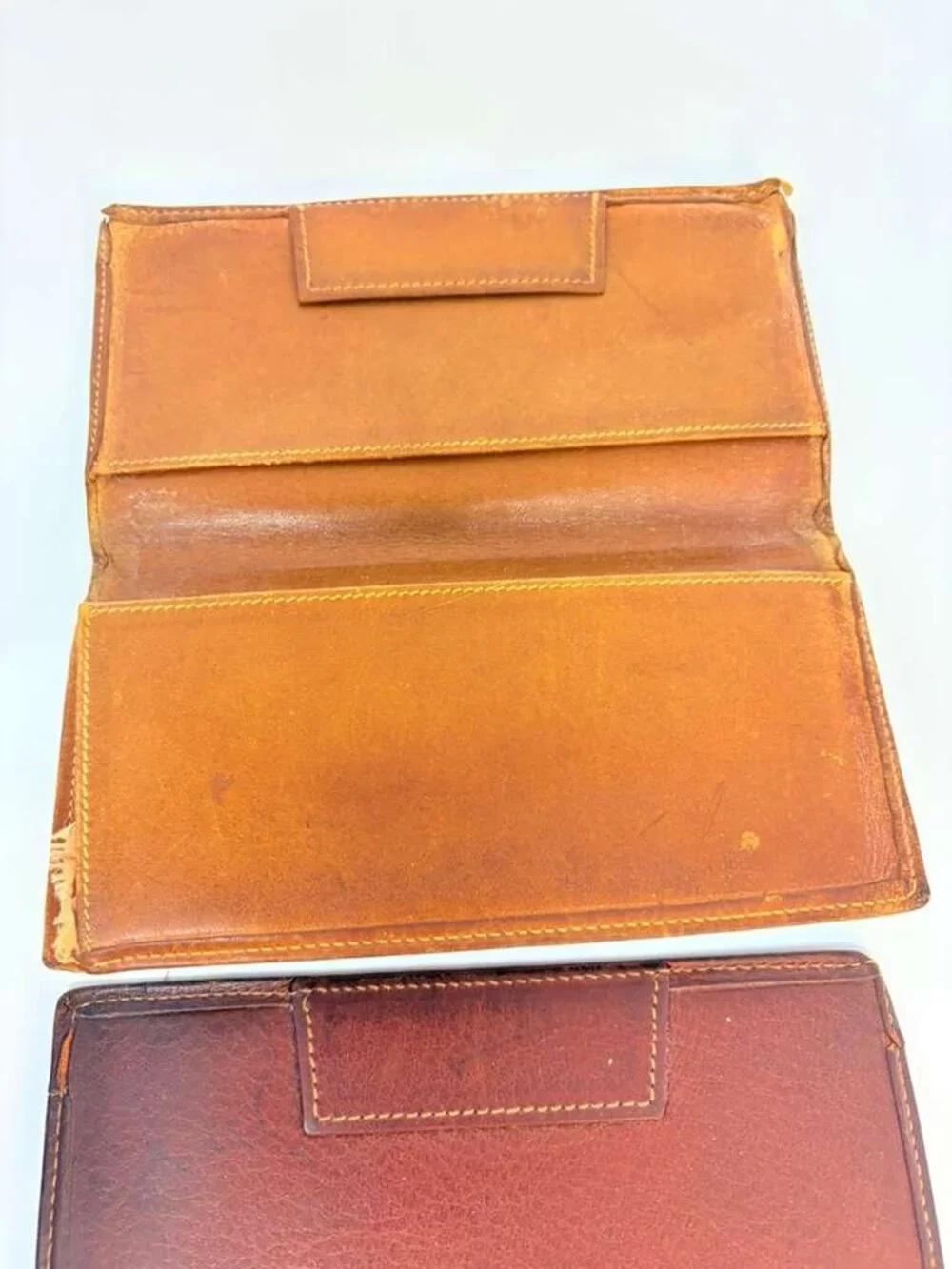 Vintage Ghurka Collection Genuine Leather Wallets Checkbook Covers Lot 4